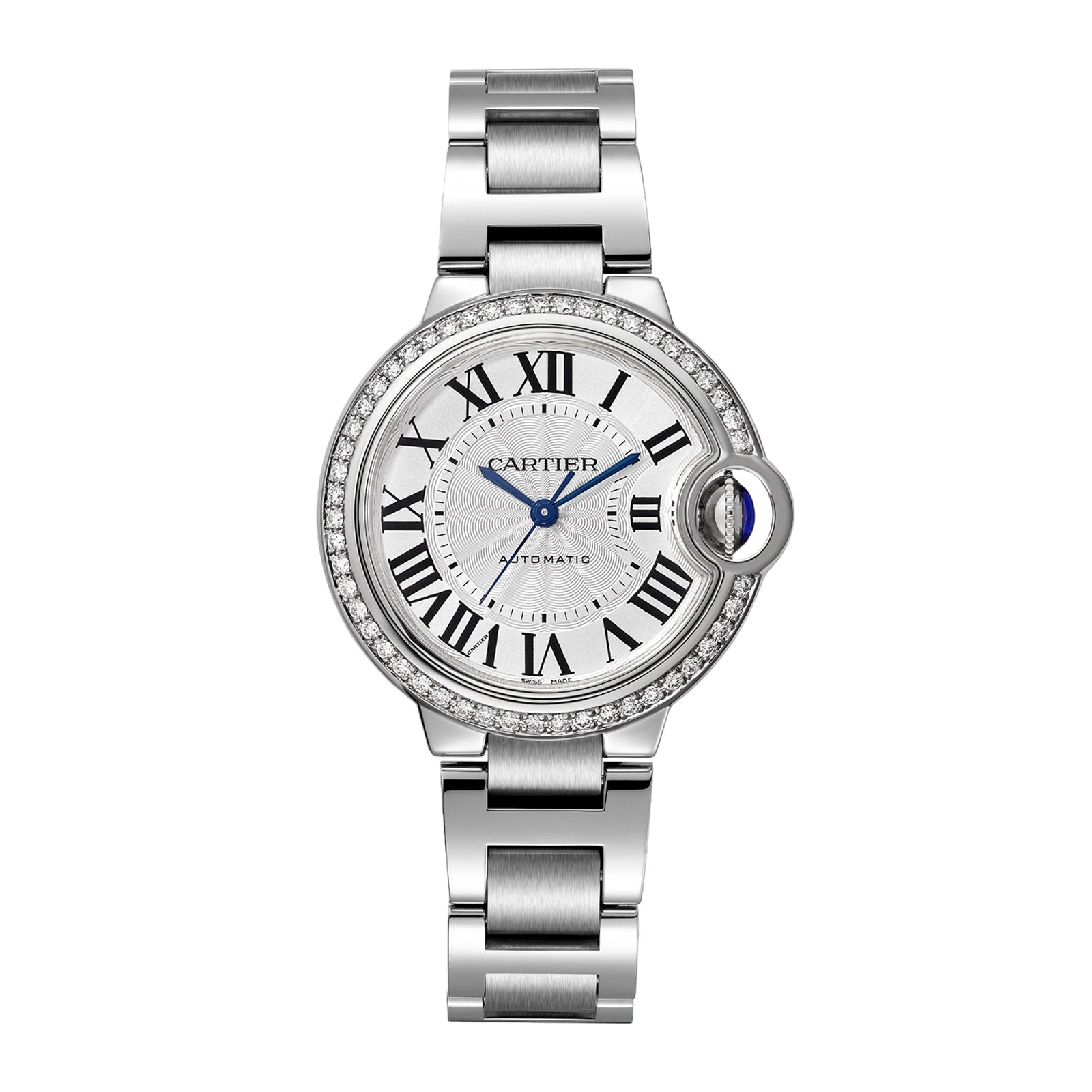 Ballon Bleu de Cartier 33 Watch - 33mm, Steel, Silver Dial, Ref. W4BB0023
