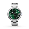Ballon Bleu de Cartier 40 Watch - 40mm, Steel, Green Dial