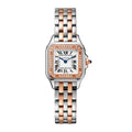 Panthère de Cartier Small Model Watch - 22mm, Two - Tone Steel & 18K Rose Gold, Silver Dial