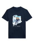 RALPH LAUREN Custom Slim Fit Polo Bear T-Shirt Navy