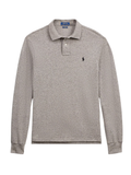 RALPH LAUREN Slim Fit Mesh Long-Sleeve Polo Canterbury Heather