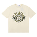 Rhude T-shirts Sturgeon Caviar Printed Cotton Short Sleeves Men and Women