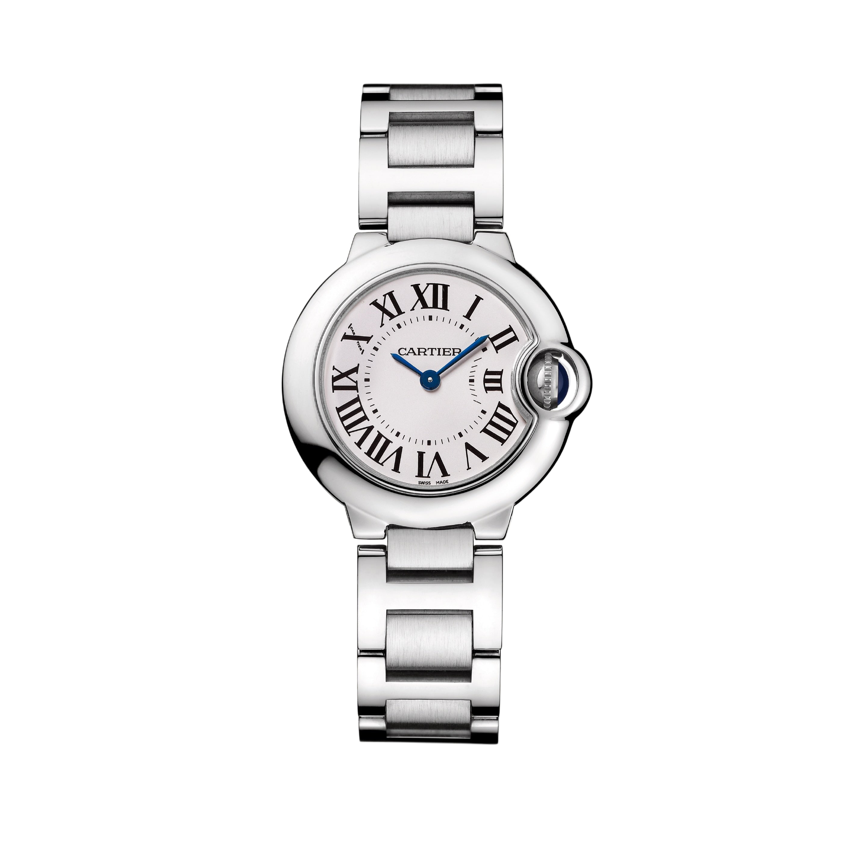 Ballon Bleu de Cartier 28 Watch - 28mm, Steel, Silvered Dial