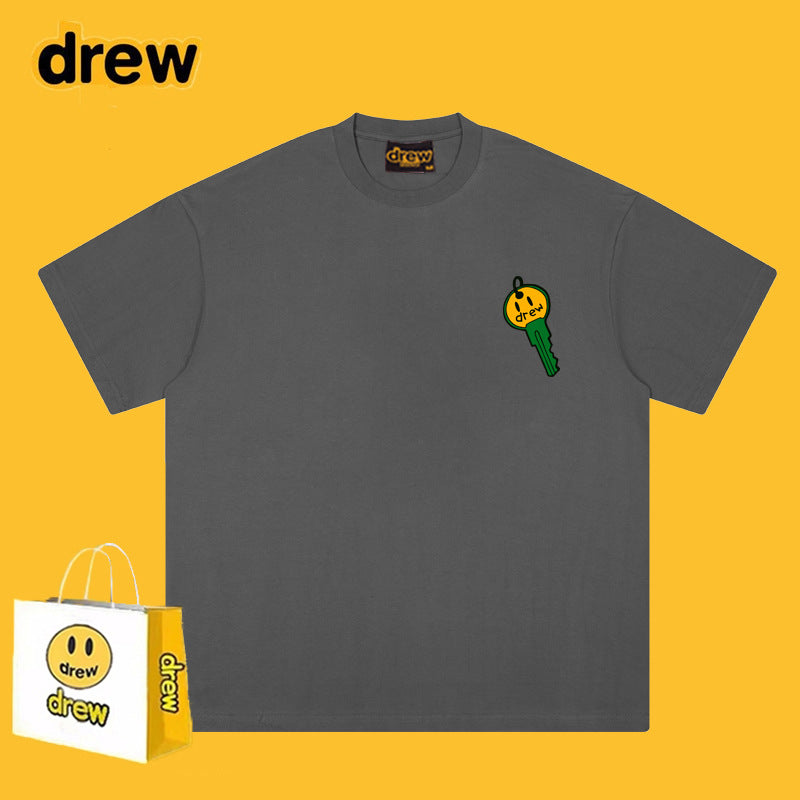 Drew T-shirts Short-Sleeved T-shirt Smiley Face