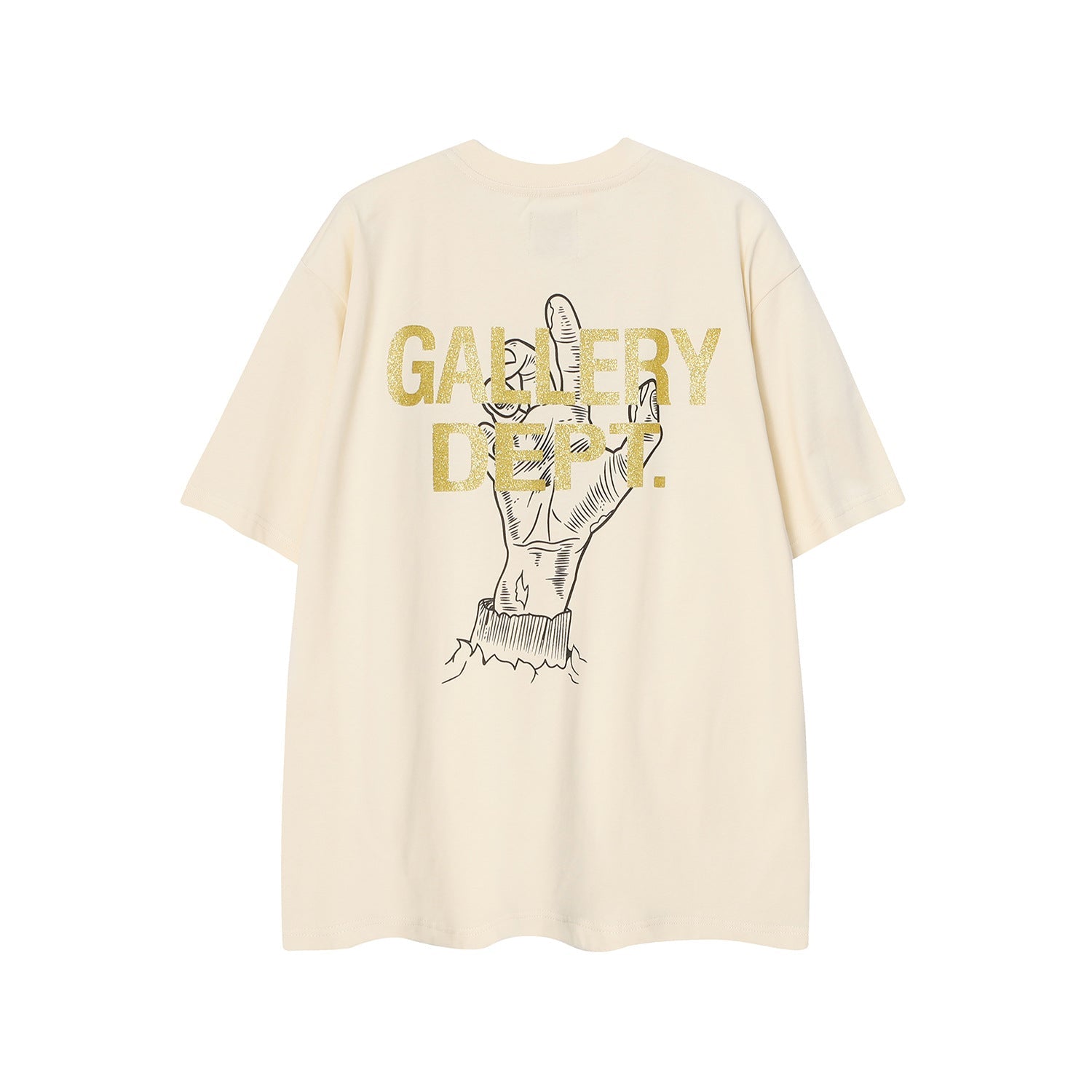 Gallery Dept T Shirts Short Sleeve Los Angeles Gallery Dept Male and Female Couples Wear Loose BF
