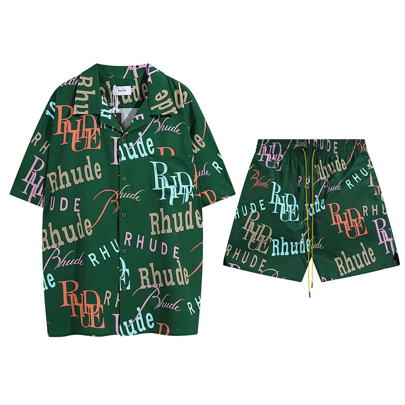 Rhude T-shirt Casual Short Sleeve Shirt