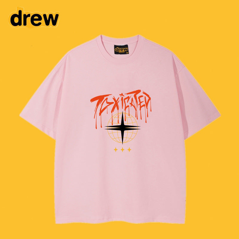 Drew T-shirts Short Sleeve Earth Print T-shirt