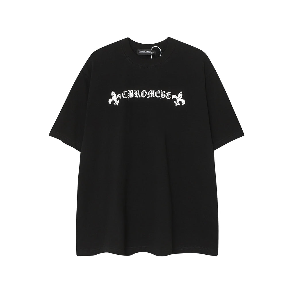 Chrome Heart T Shirts Horseshoe Cross Old Retro Fashion Men's and Women's Short Sleeve T-Shirt