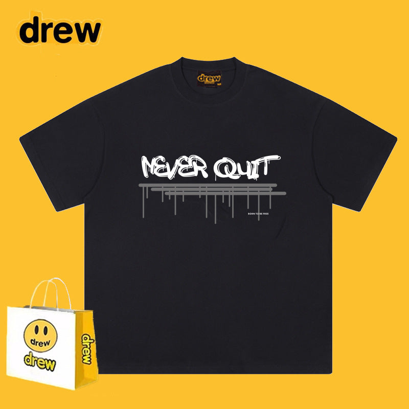 Drew T-shirts Printed Short Sleeve Loose Men