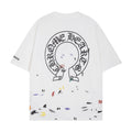 Chrome Heart T Shirts Croix Cross Sanskrit Embroidery Versatile Casual Loose