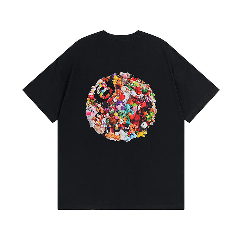 Stussy T-Shirts Casual Loose Couple T-Shirts