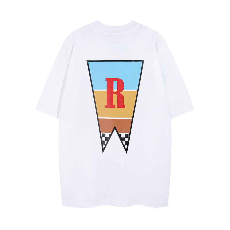 Rhude T-shirt Junior Letter Arrow R Label Short Sleeve T-shirt