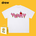 Drew T-shirts Loose Summer Men and Women Pure Cotton Couple