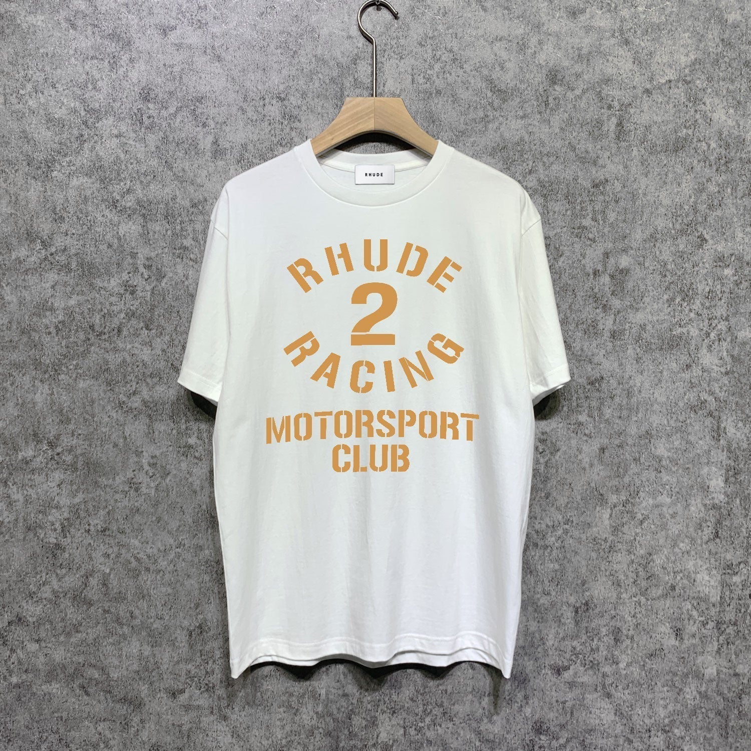 Rhude T-shirts Printed Trendy Pure Cotton