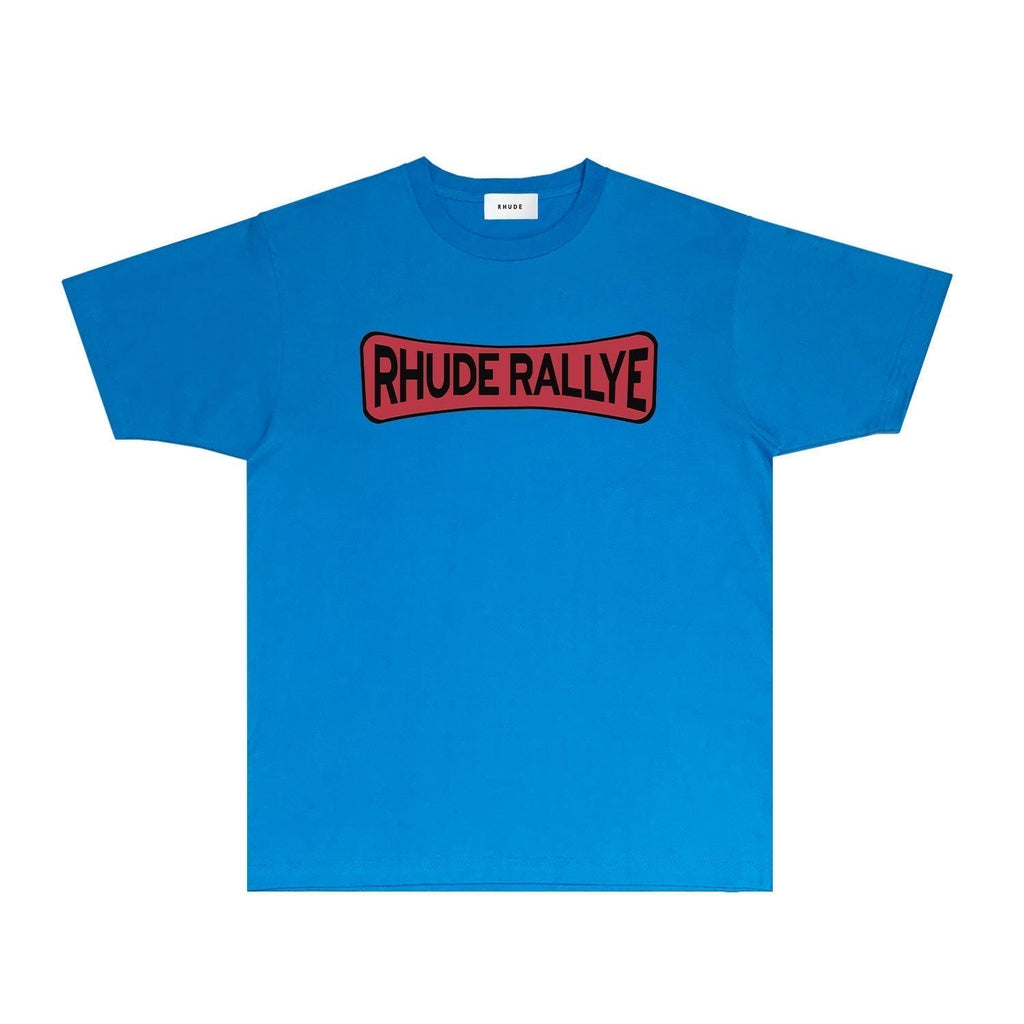 Rhude T-shirts Printed Trendy Pure Cotton