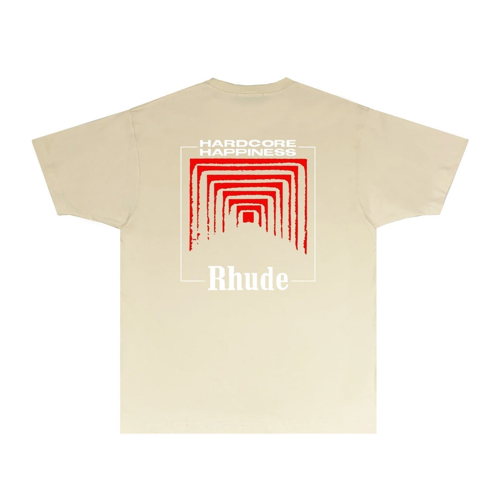 Rhude T-shirts Printed Trendy Pure Cotton