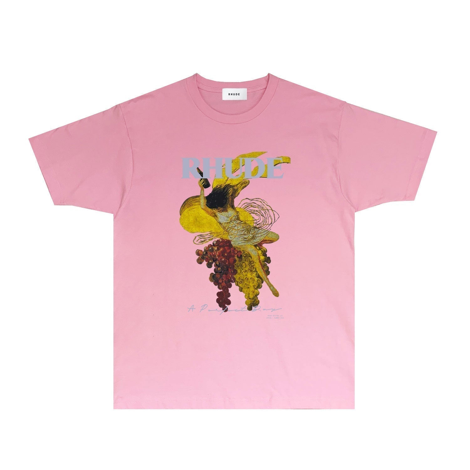 Rhude T-shirts Printed Trendy Pure Cotton