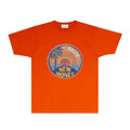 Rhude T-shirts Printed Trendy Pure Cotton