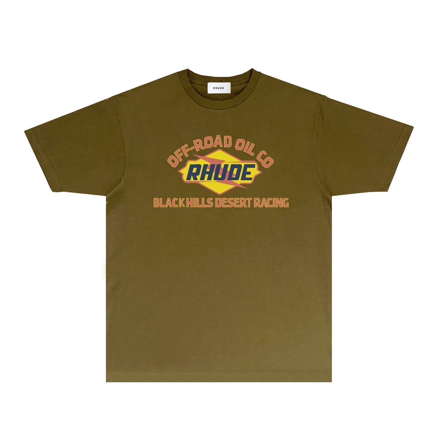 Rhude T-shirts Printed Trendy Pure Cotton