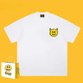 Drew T-shirts Short Sleeve Cola Loose round Neck