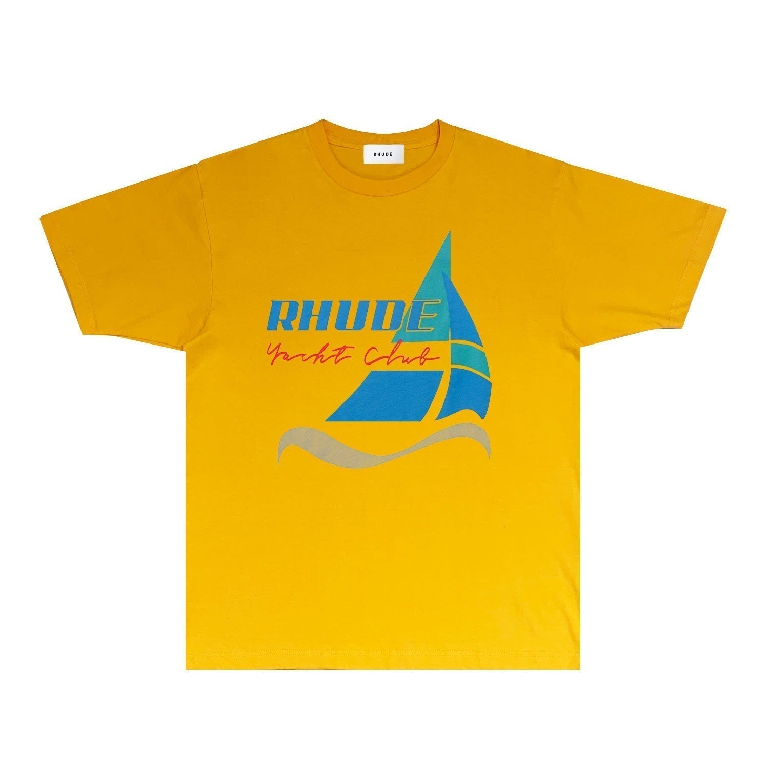 Rhude T-shirts Printed Trendy Pure Cotton