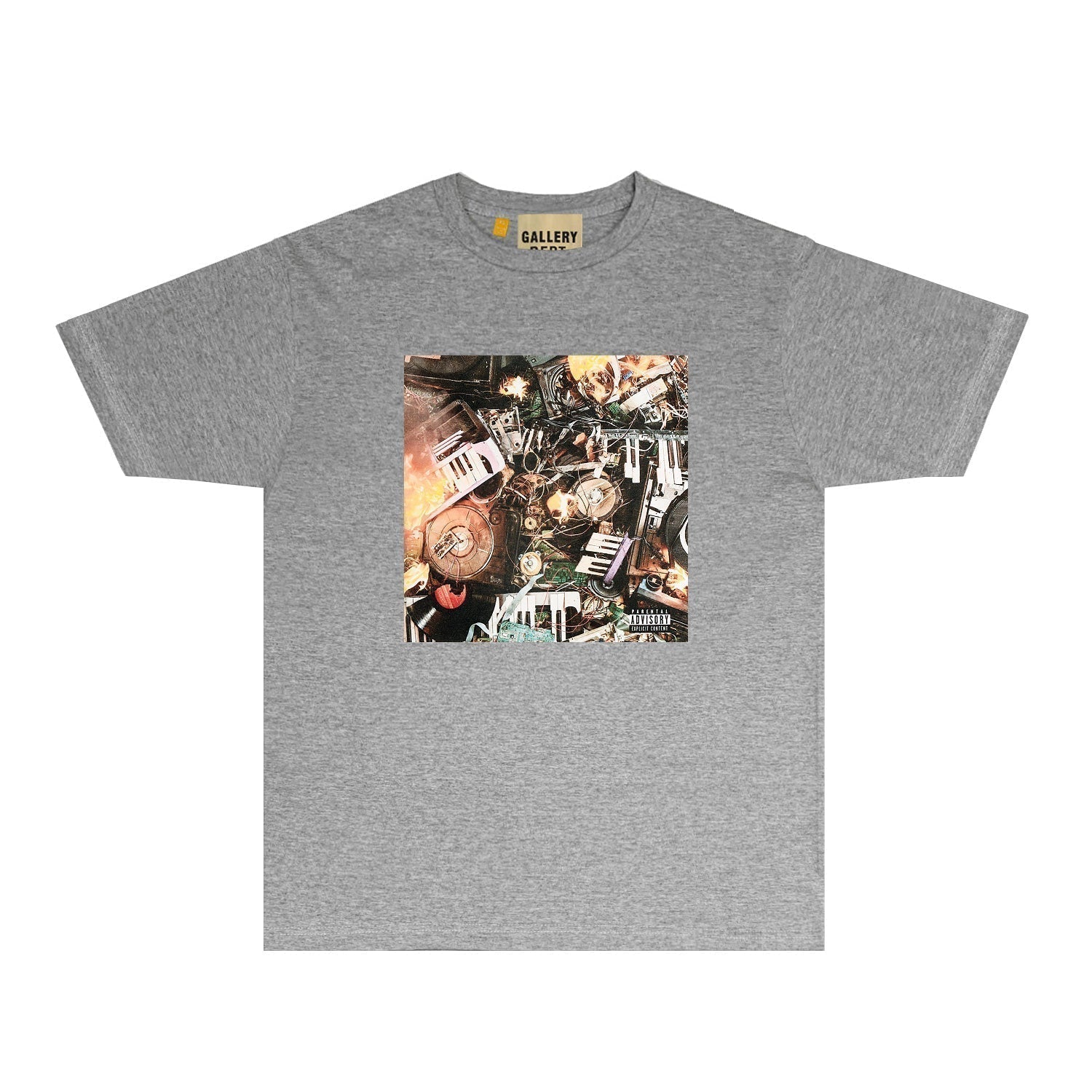 Gallery Dept T Shirt Retro Printed Loose Short-Sleeved Shirt