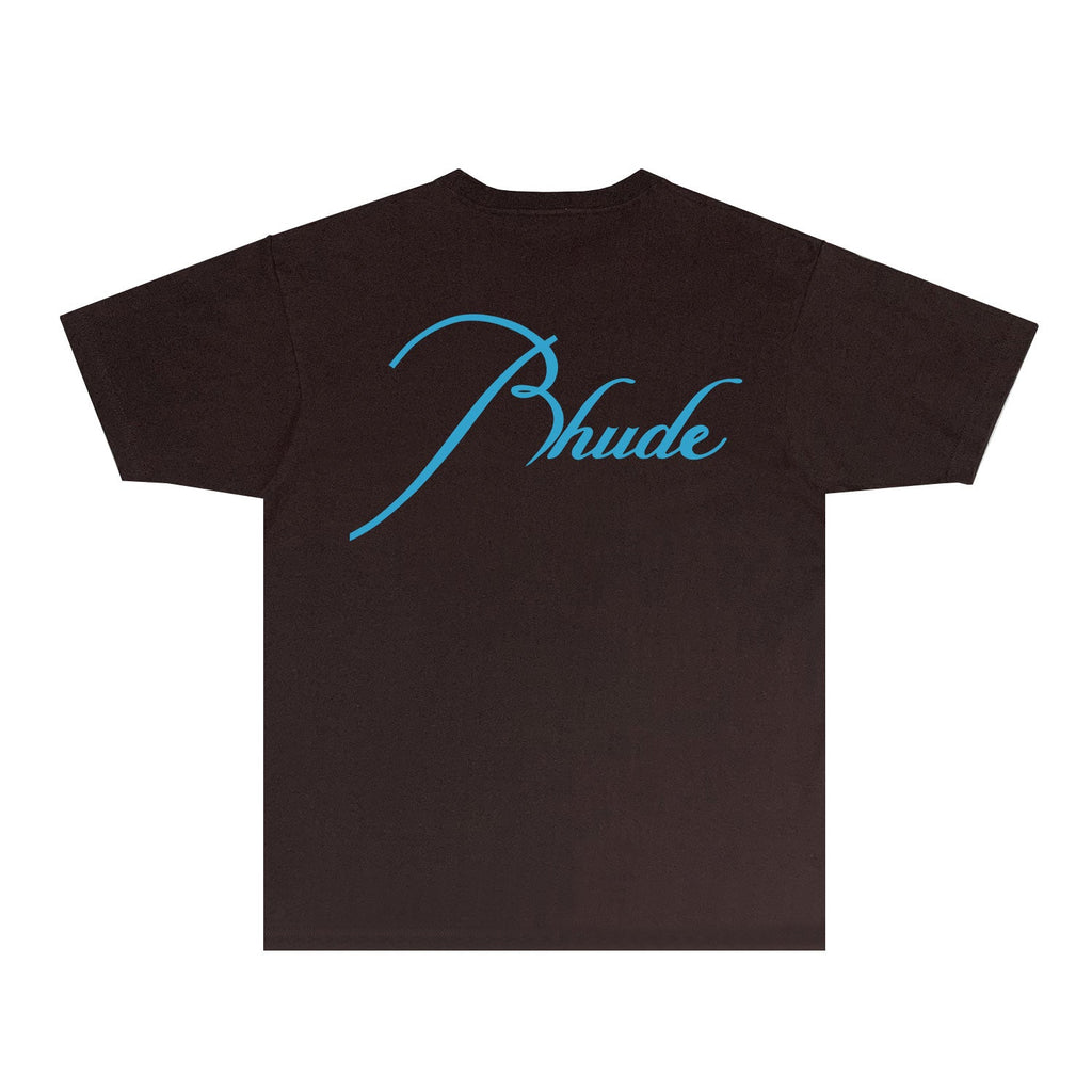 Rhude T-shirts Printed Trendy Pure Cotton