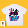 Drew T-shirts Smiley Face Printing Couple High Street