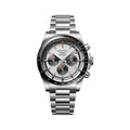 Longines Conquest Automatic Chronograph 42mm Watch - Silver on Bracelet