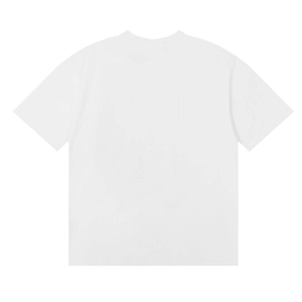 Rhude T-shirts Heave on Earth Printed Cotton Casual Short Sleeve Men and Women