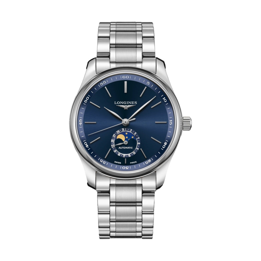 Longines Master Collection 40mm Watch - Blue on Bracelet