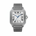 Santos De Cartier Large Model Watch - Titanium, White Dial